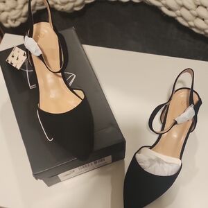 Chic Black Slingback Heels for Women